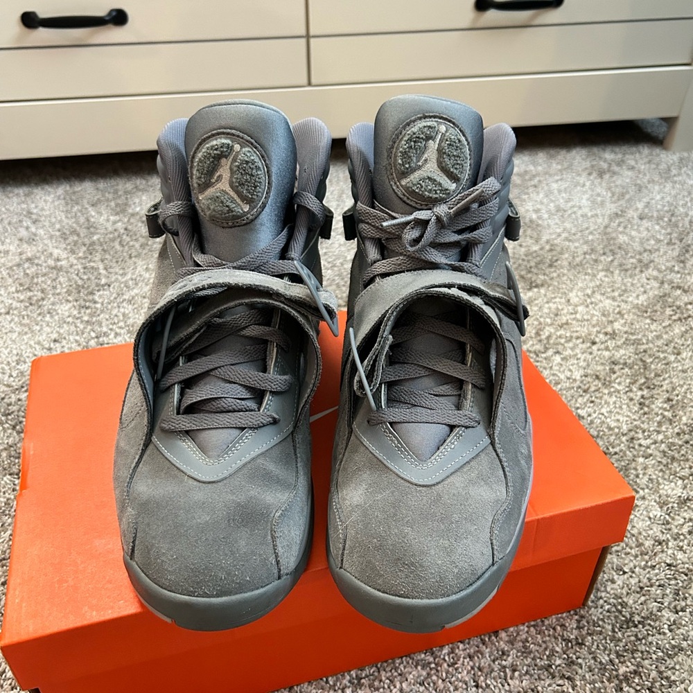 Air Jordan 8 Gray Sneakers